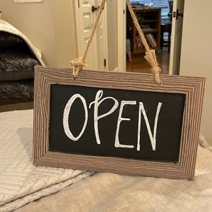 Wooden Chalkboard Sign
